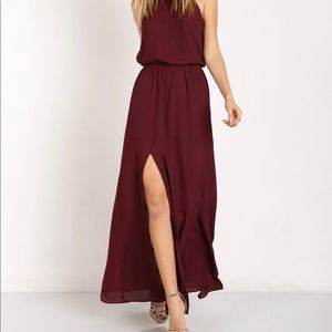 Show Me Your Mumu burgundy bridesmaid/long dress